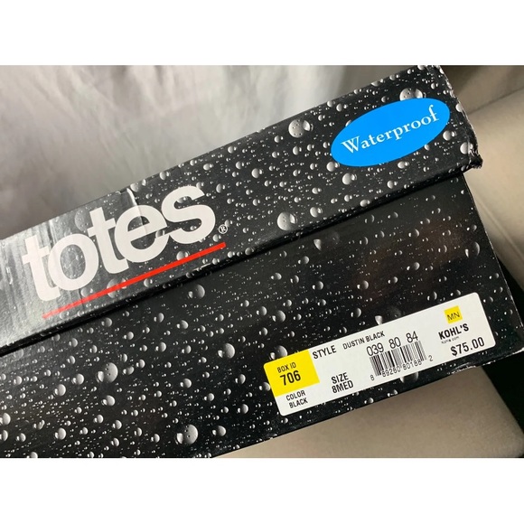 EUC Totes Dustin Black Men's Size 8 Med Waterproof Winter
Boots Women's Size 10 - Picture 15 of 15